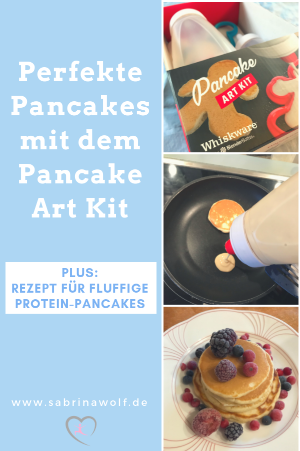 Whiskware Pancake Art Kit with Batter Mixer, Art Bottle, BlenderBall